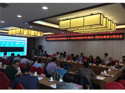 《電動機(jī)能效限定值及能效等級》等2項(xiàng)國家標(biāo)準(zhǔn)修訂研討會近日在京召開